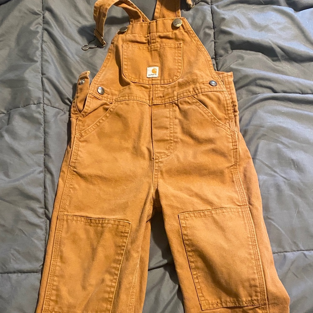 Carhartt Kids Tan Overalls